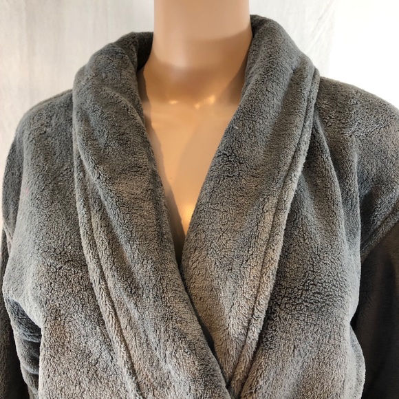 Port Authority women’s Robe Sz S M Gray Fleece - Picture 7 of 10